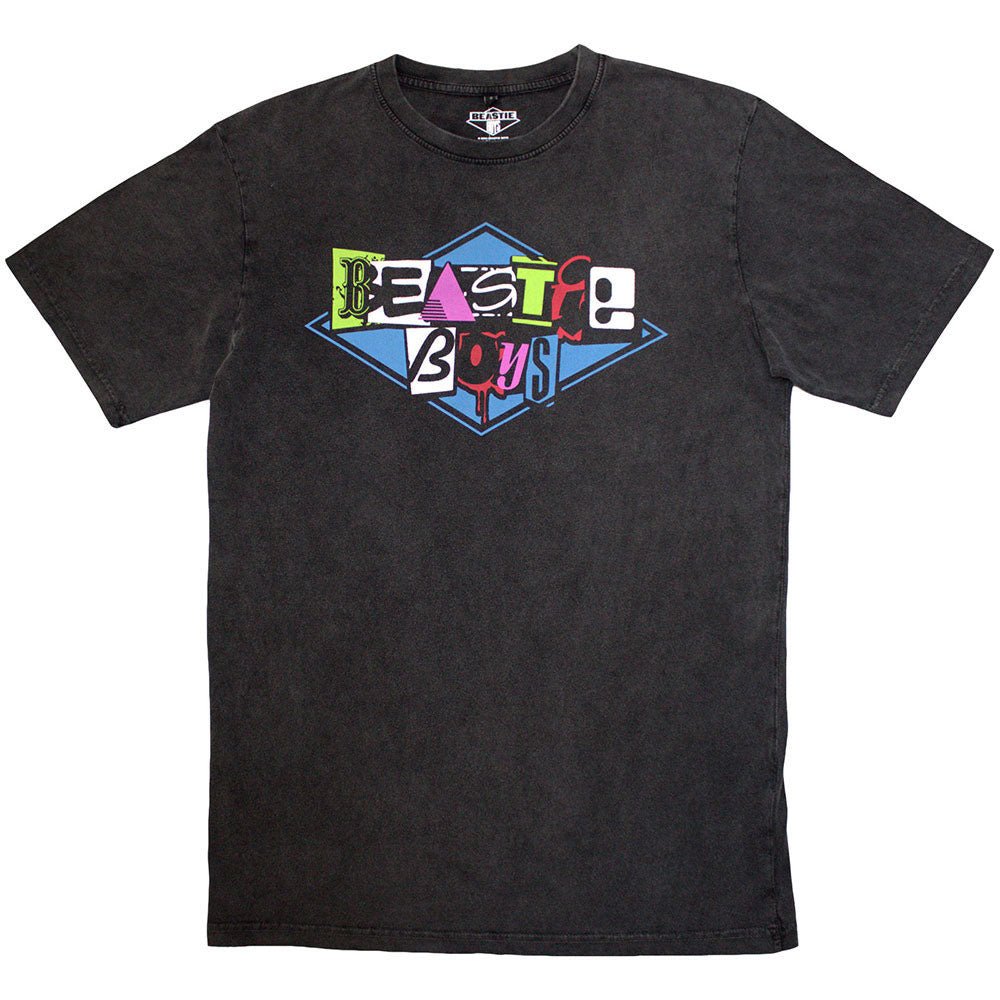 BEASTIE BOYS - (結成 45周年 ) - Multicolour Logo / Stone Wash